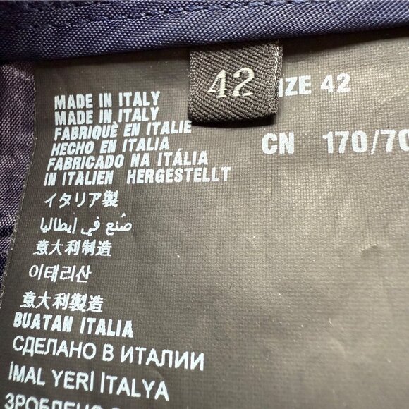 Prada Size 6 Navy Blue Virgin Wool Mini Pencil Skirt With Silk-Cupro Lining - Picture 7 of 15